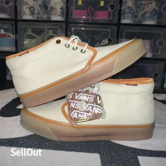 Vans x Bodega Men's Off-White Chukka Low Sneakers Size 10M - Picture 1 of 4